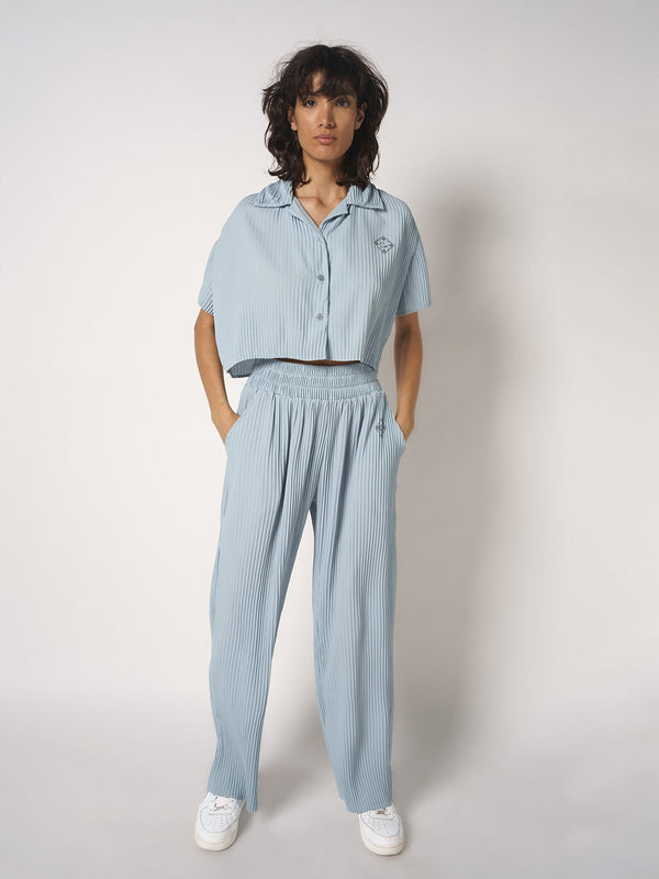 Light Blue High-Waisted Pants