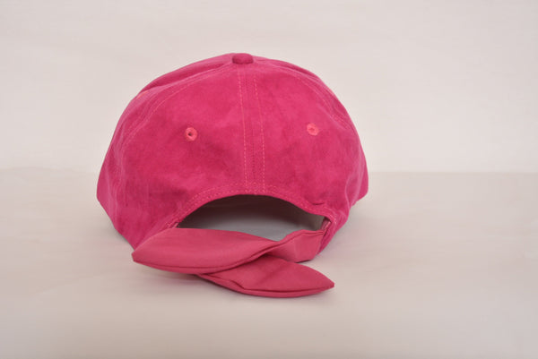 Tie Back Hat With House Of Cenmar.  Tripe Purple